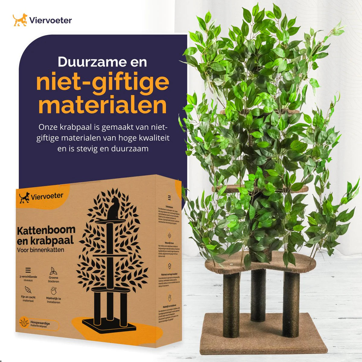 Levensechte kattenboom