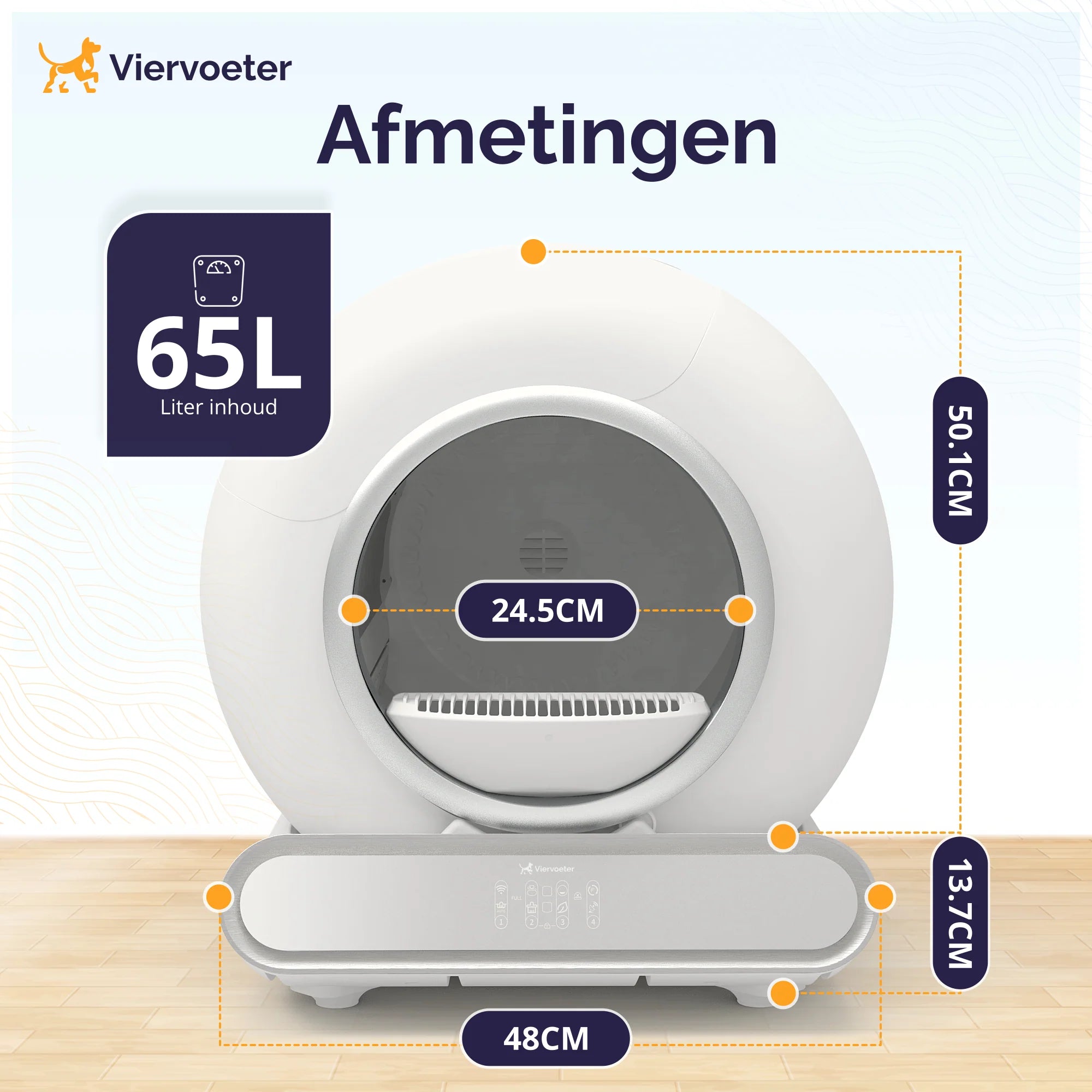 Viervoeter Fresh 2 Zilver